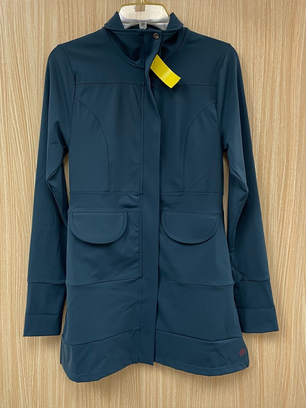 Any Age Activewear Teal Blue Long Jacket Size Medium